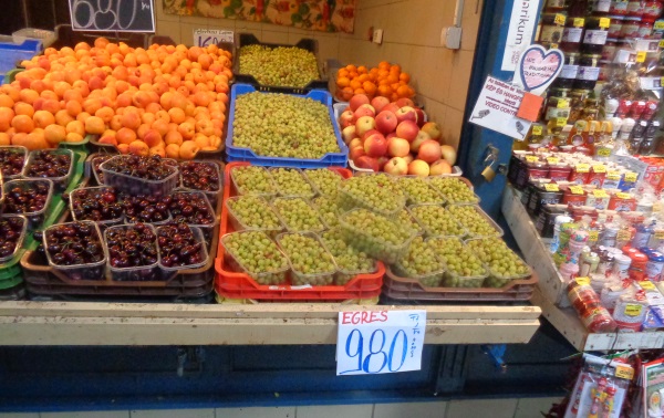 Marktfrüchte Budapest