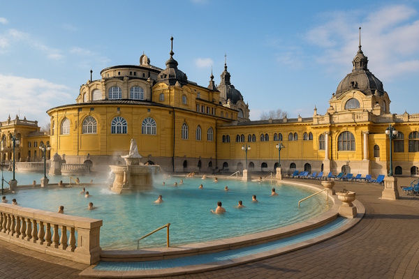 Széchenyi Thermalbad in Budapest